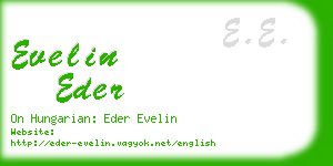 evelin eder business card